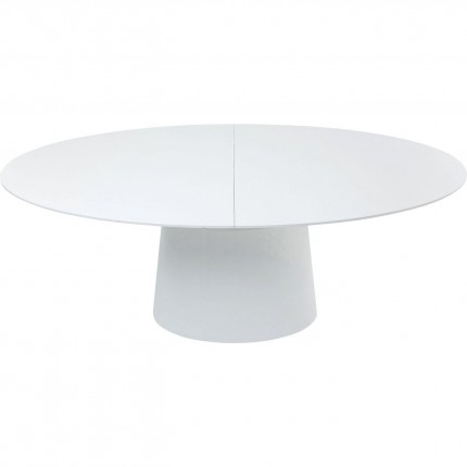 Extension Table Benvenuto oval white Kare Design