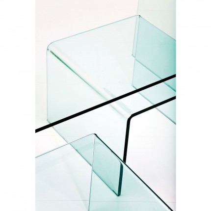 Coffee Table Visible Clear (3/Set) Kare Design