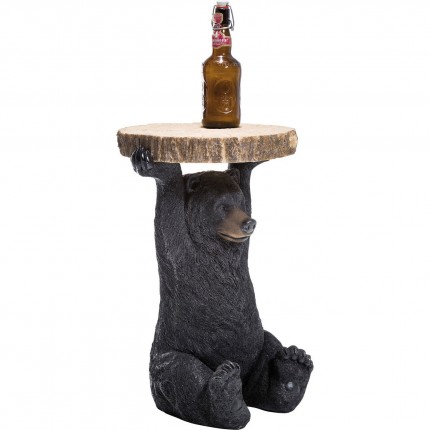 Side Table Animal black bear Kare Design