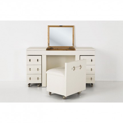 Make-up station Diva croco white Kare Design