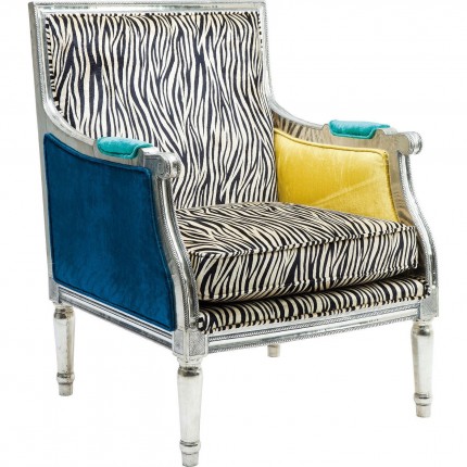 Armchair Regency Zebra Kare Design