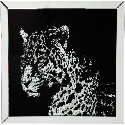 Picture Frame Mirror Leopard Kare Design