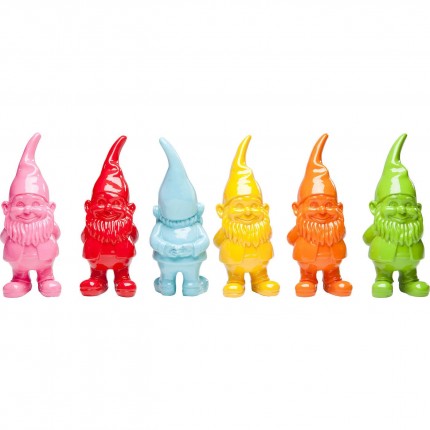 Deco gnome multicolor (6/Set) Kare Design