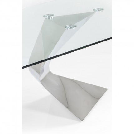 Table Gloria 200x100cm chrome Kare Design