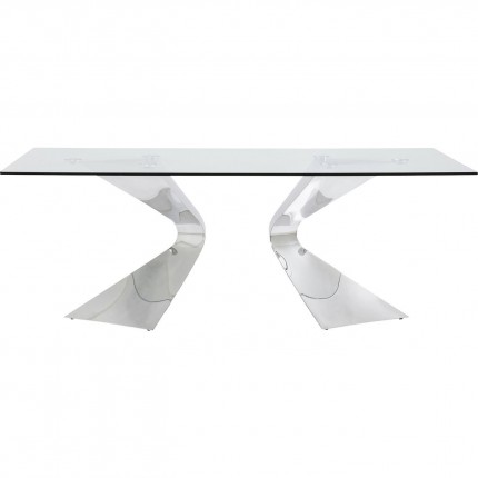 Table Gloria 200x100cm chrome Kare Design