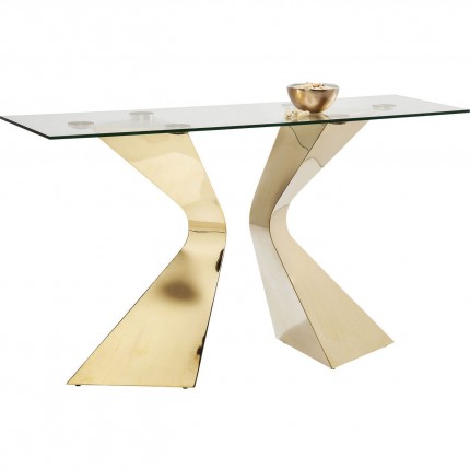 Console Gloria 140x45cm gold Kare Design