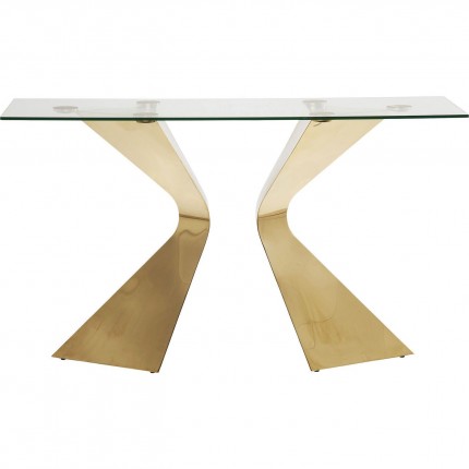 Console Gloria 140x45cm gold Kare Design