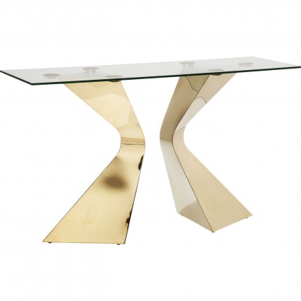 Console Gloria 140x45cm gold Kare Design