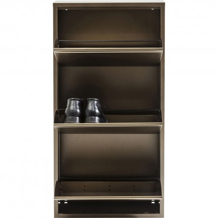 Shoe Container Caruso Bronze 3 drawers Kare Design