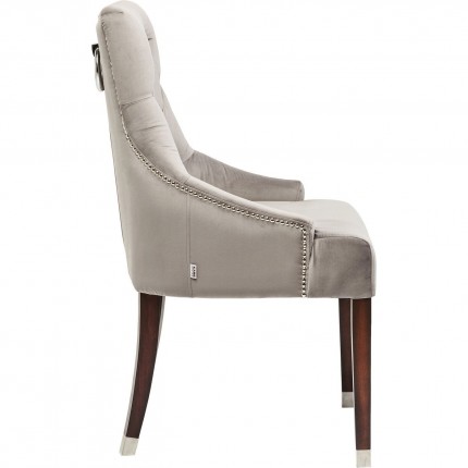 Chair Prince Velvet Grey Kare Design