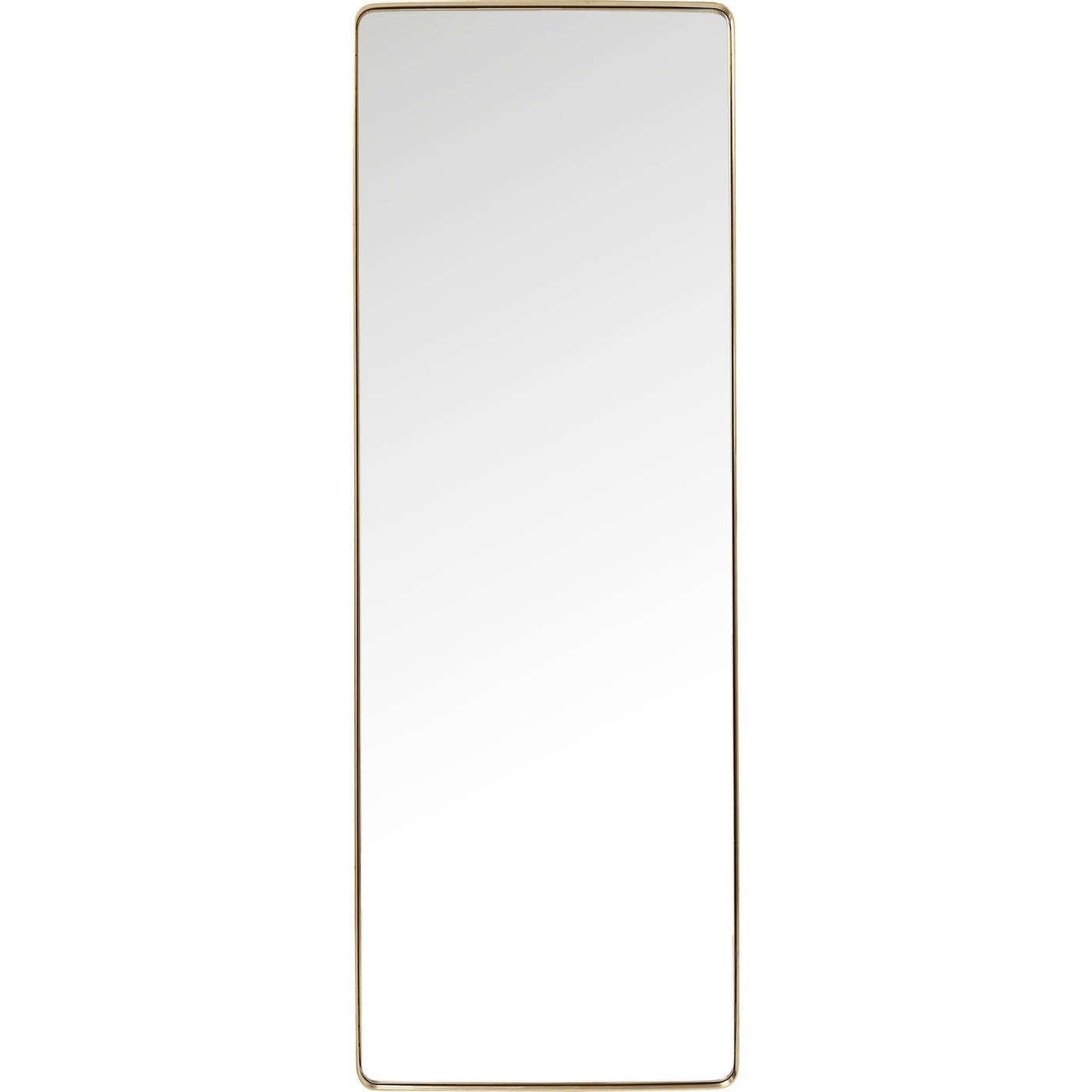 Kare Design Miroir Curve rectangulaire laiton 200x70cm