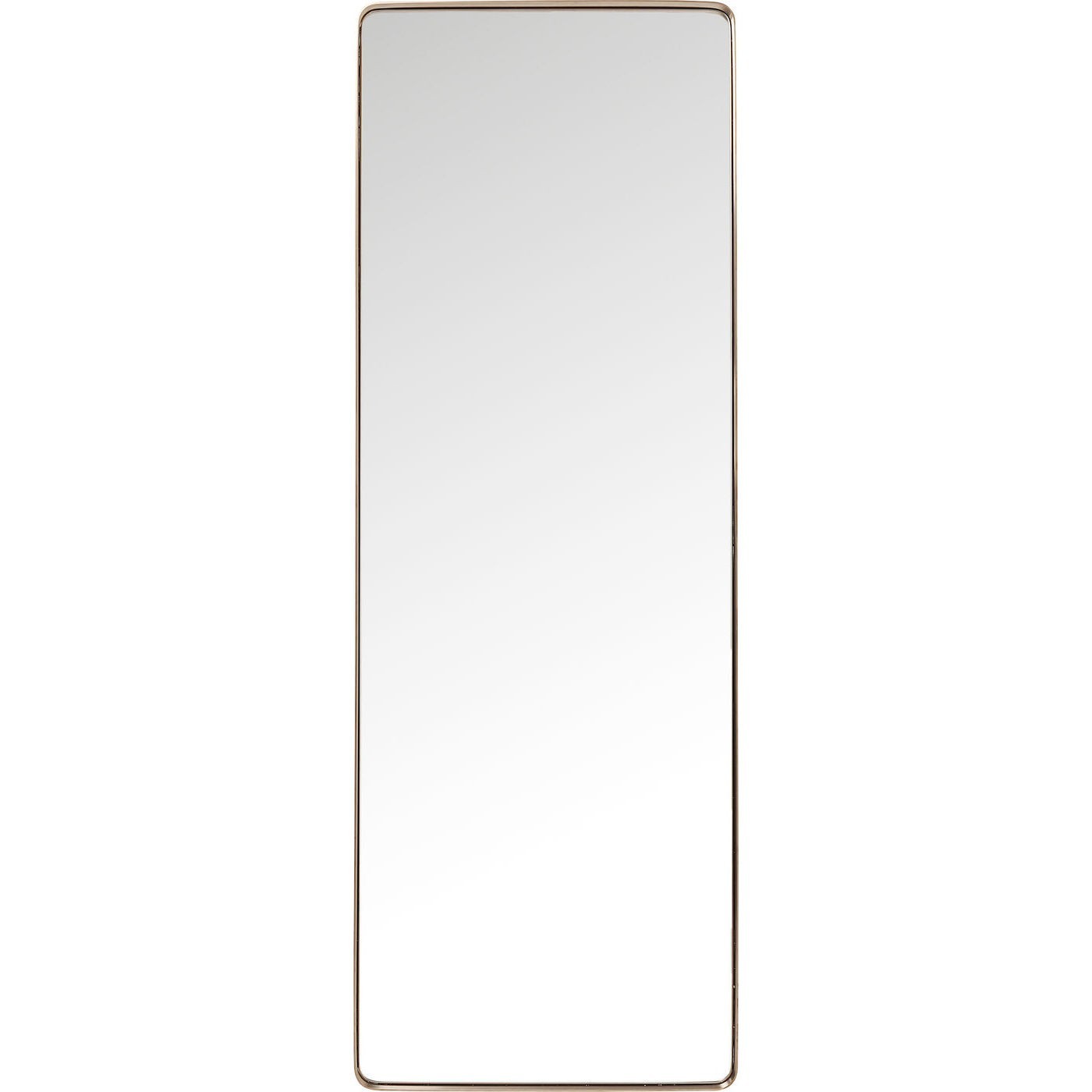 Kare Design Miroir Curve rectangulaire cuivre 200x70cm