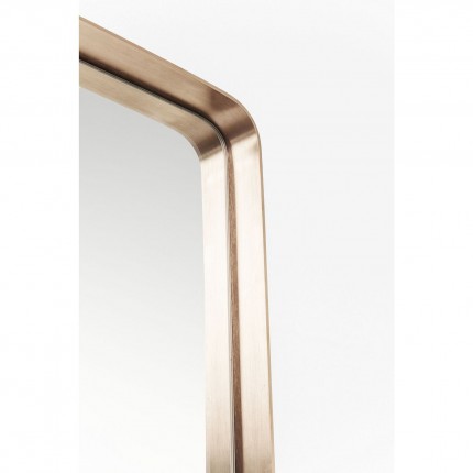 Wall Mirror Curve Rectangular 200x70cm copper Kare Design