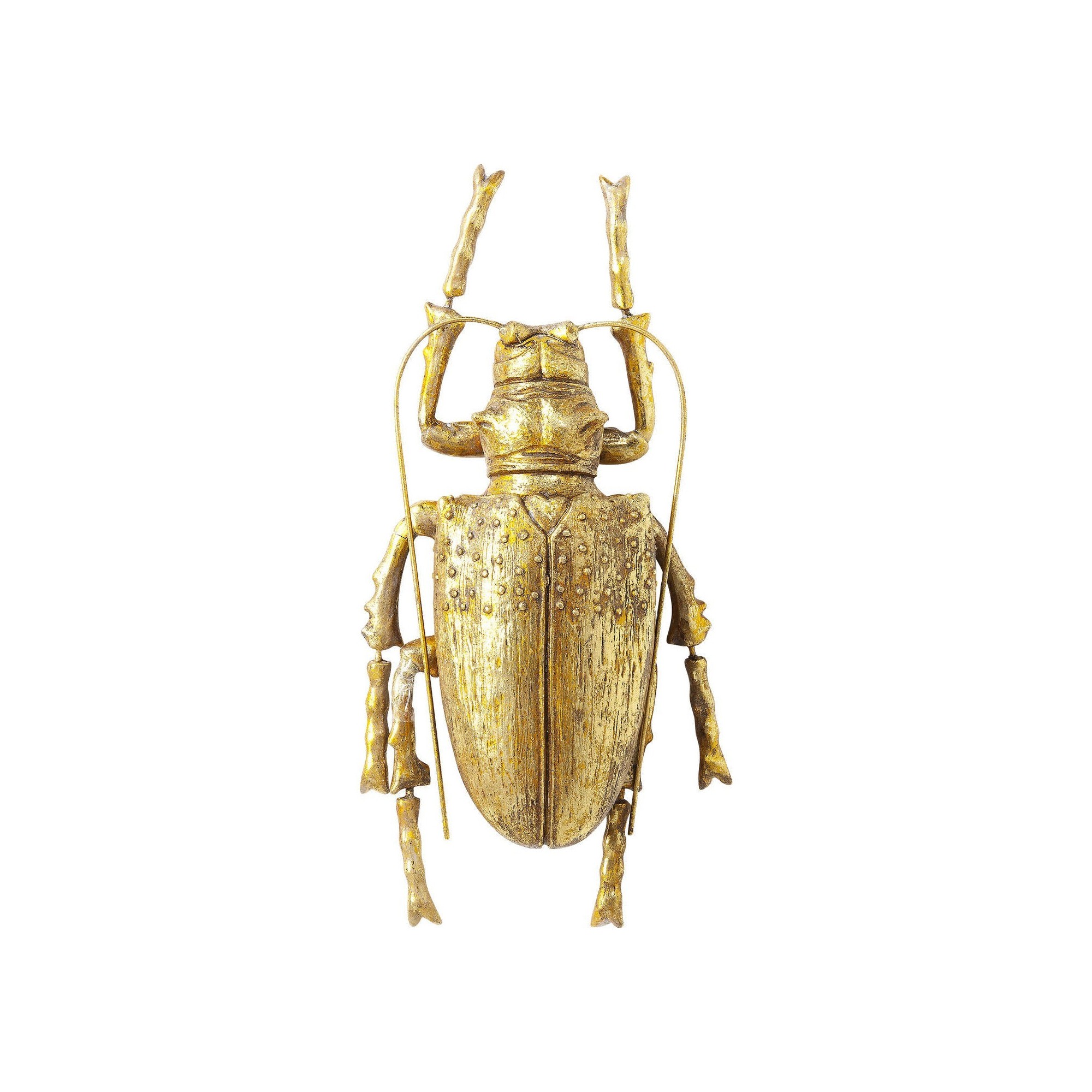 Wall Decoration Longicorn Beetle Gold Kare Design