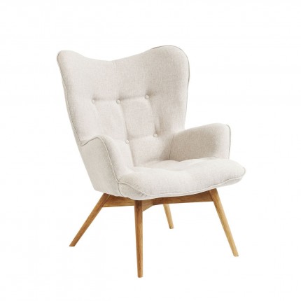 Armchair Vicky creme Kare Design