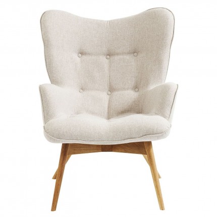 Armchair Vicky creme Kare Design