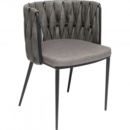 Chair with armrests Cheerio grey Kare Design