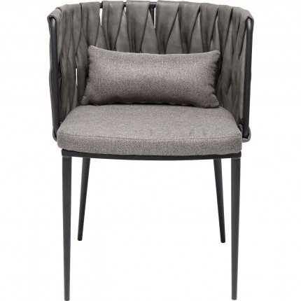 Chair with armrests Cheerio grey Kare Design