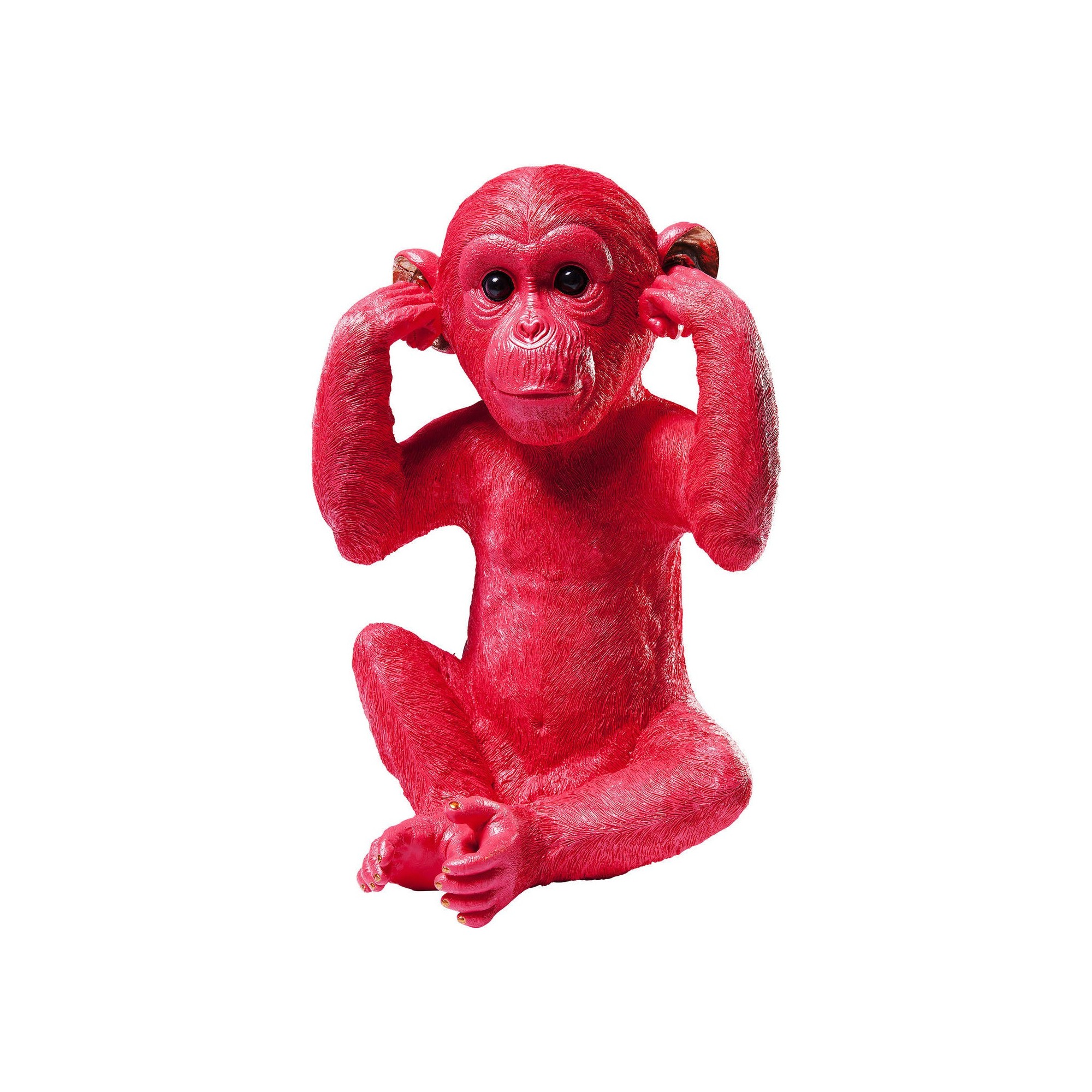 Money Box Monkey Kikazaru Red Kare Design