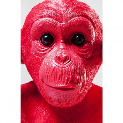 Money Box monkey Kikazaru red Kare Design