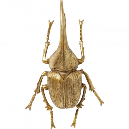 Wall Decoration Herkules Beetle Gold Kare Design