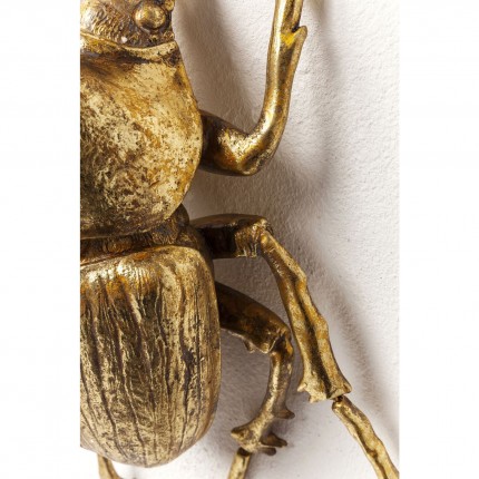 Wall Decoration Herkules Beetle Gold Kare Design