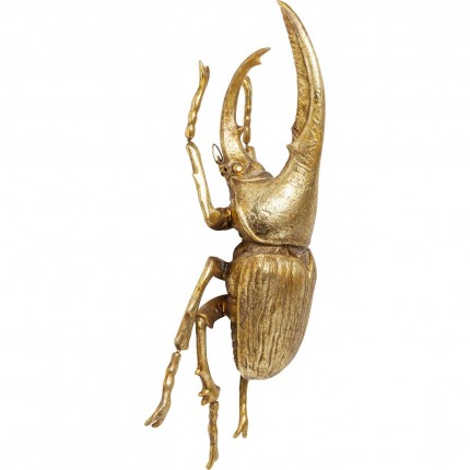 Wall Decoration Herkules Beetle Gold Kare Design