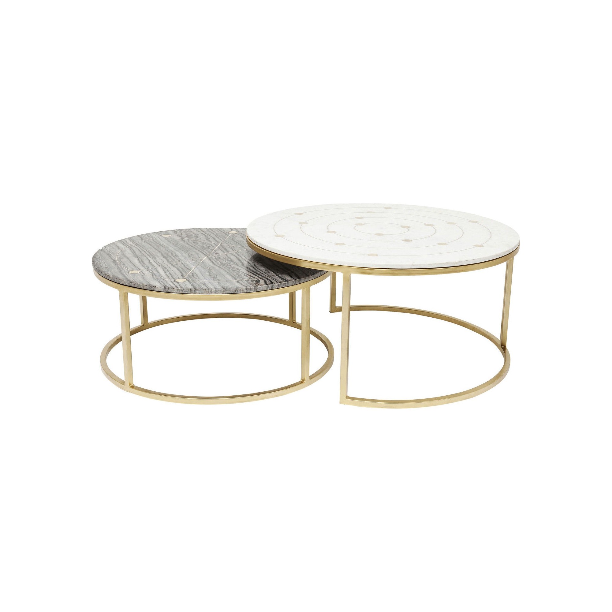 Side Table Mystic Round (2/Set) Ø90cm Kare Design