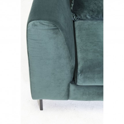 Corner Sofa Gianna Velvet Green Right Kare Design