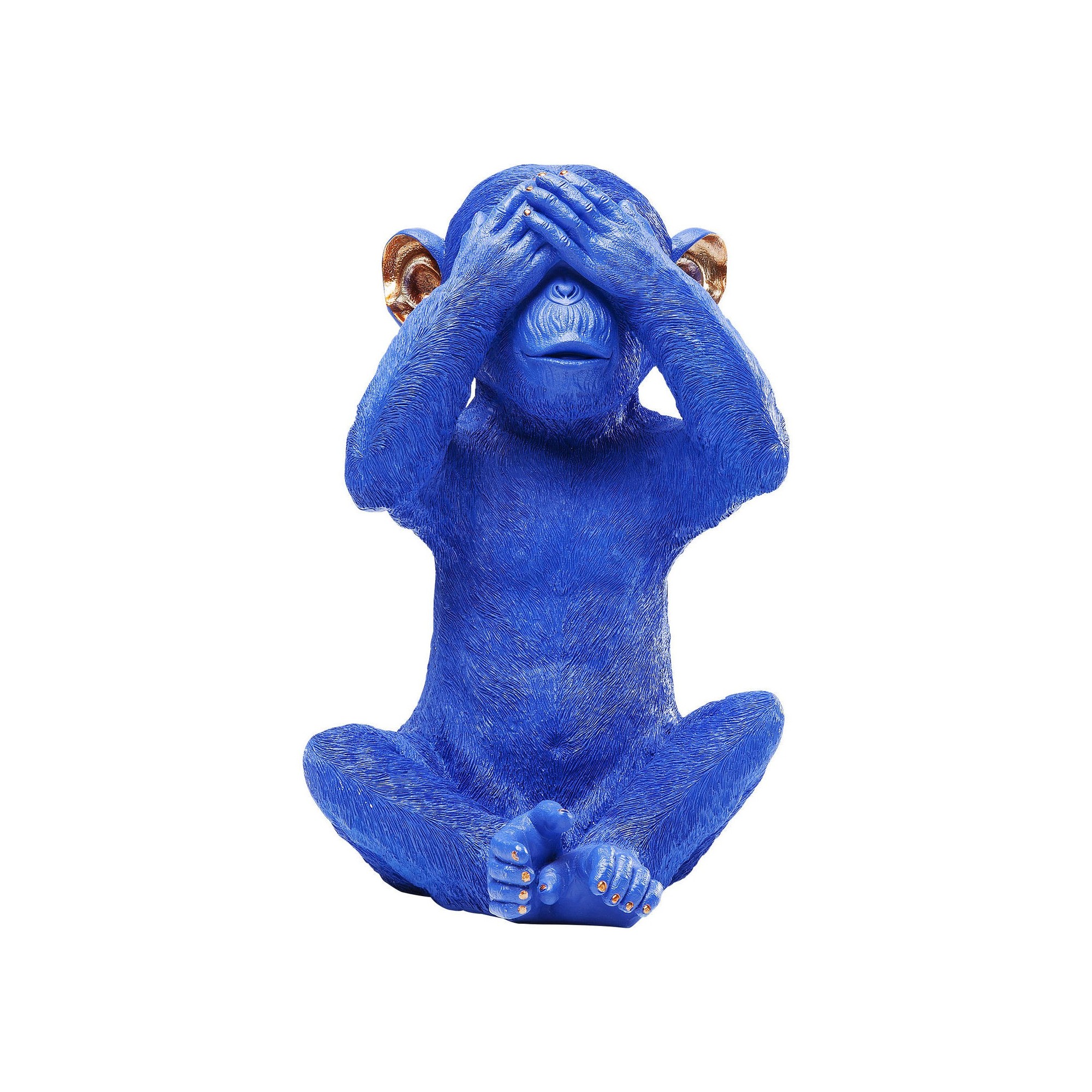 Money Box Monkey Mizaru Blue Kare Design