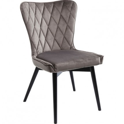 Chair Marshall velvet grey Kare Design