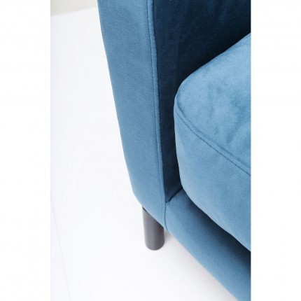 Sofa Lullaby 3-seater velvet blue Kare Design