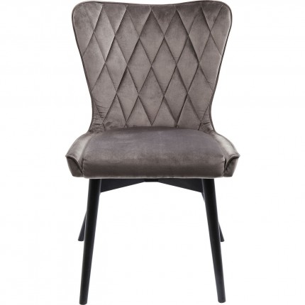 Chair Marshall velvet grey Kare Design