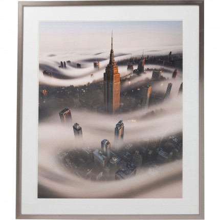 Framed Picture New York Storm 90x100cm Kare Design