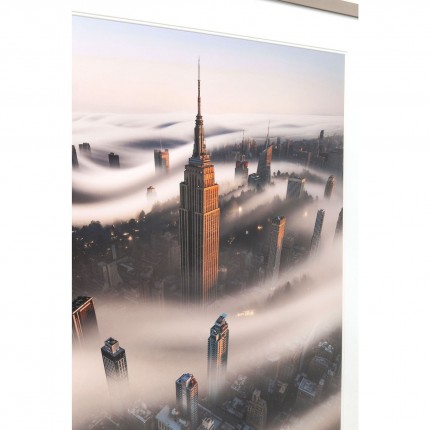 Framed Picture New York Storm 90x100cm Kare Design