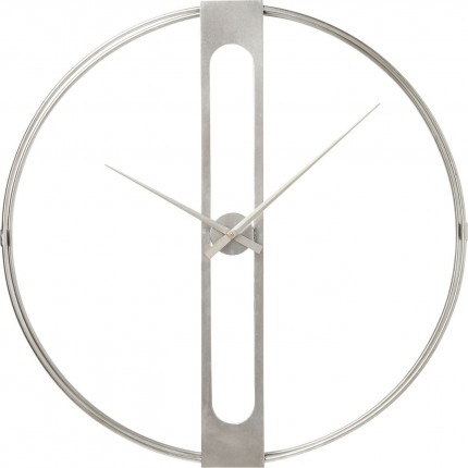 Wall Clock Clip Silver Ø60cm Kare Design