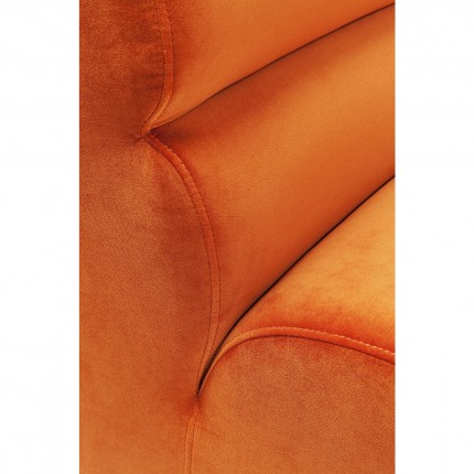 Sofa Element Wave velvet orange Kare Design