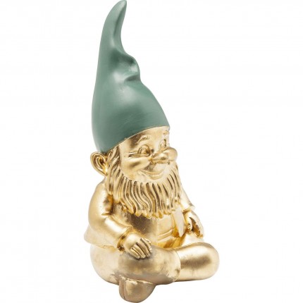 Deco gnome Sitting gold Kare Design