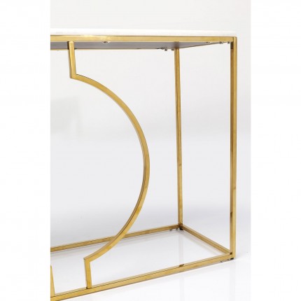 Console Miami Loft white and gold 120x35cm Kare Design