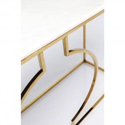 Console Miami Loft white and gold 120x35cm Kare Design