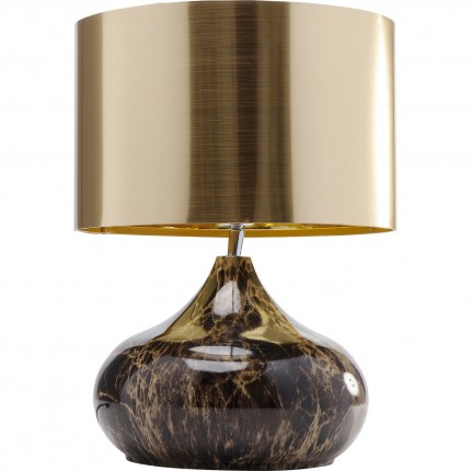 Table Lamp Mamo Deluxe brown and gold Kare Design