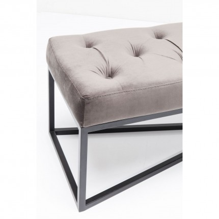 Banc Crossover 150x40cm gris et noir Kare Design