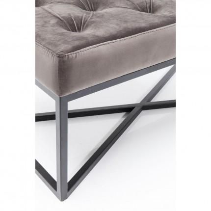 Banc Crossover 150x40cm gris et noir Kare Design