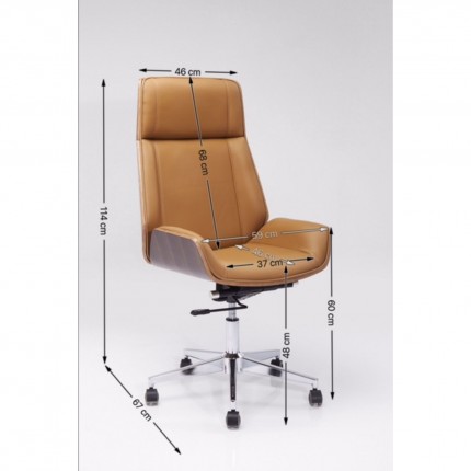 Swivel Office Chair High Bossy Kare Design