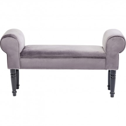 Bench Wing grey velvet Kare Design