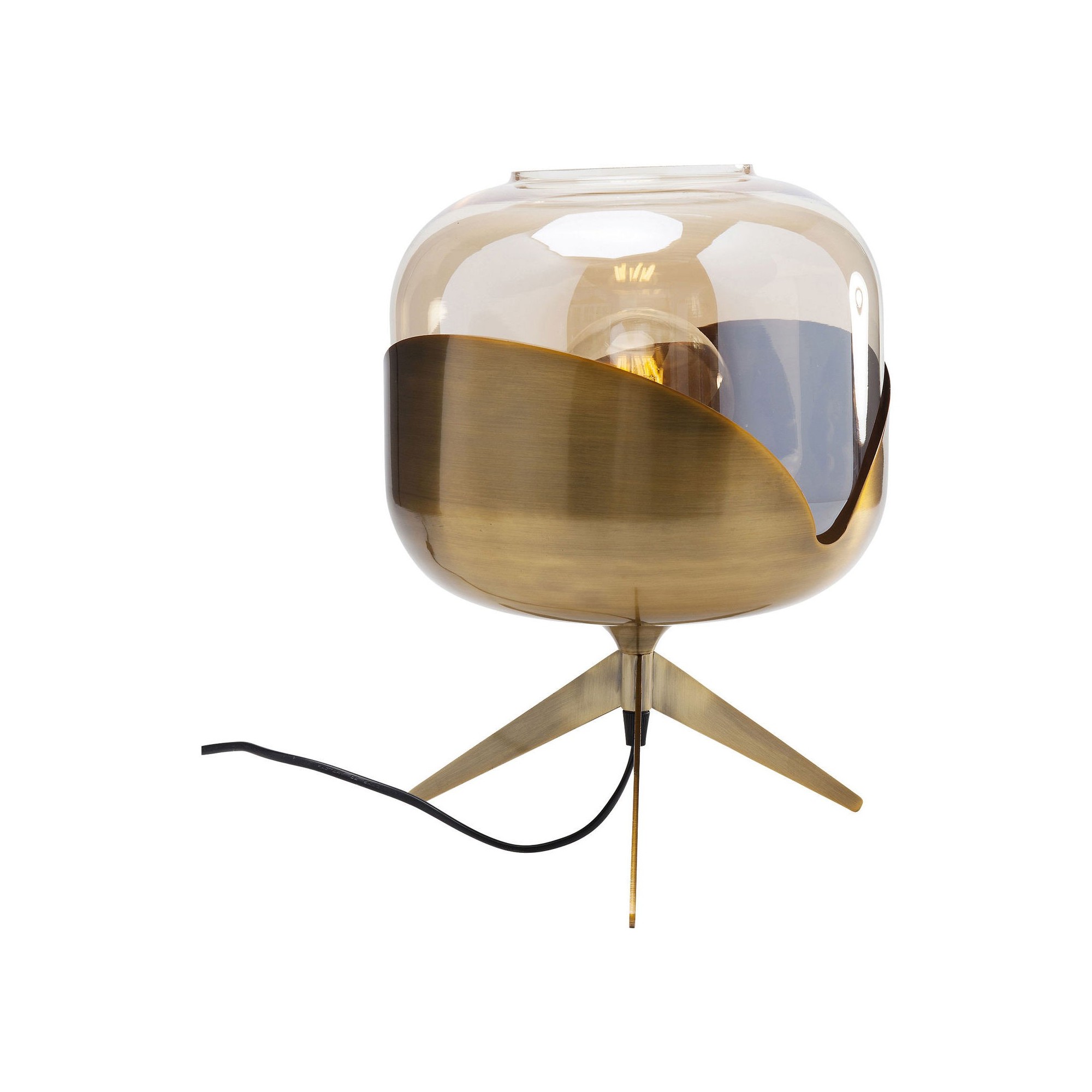 Table Lamp Golden Goblet Ball Kare Design