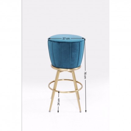 Bar Stool After Work Gold Kare Design