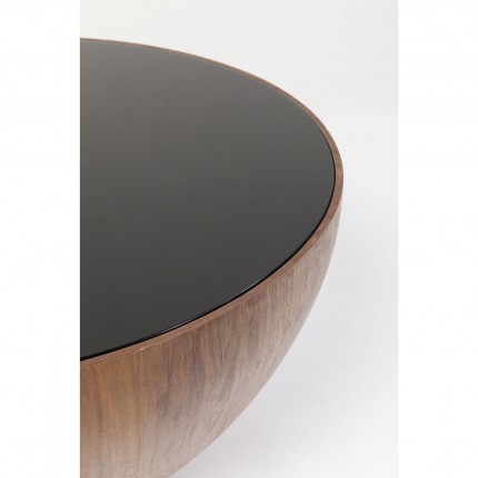 Coffee Table Tear Drops Ø80cm walnut Kare Design