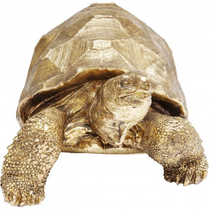 Déco tortue 60cm dorée Kare Design