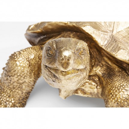 Déco tortue 60cm dorée Kare Design